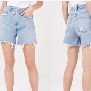 Agolde cross over shorts size 25
